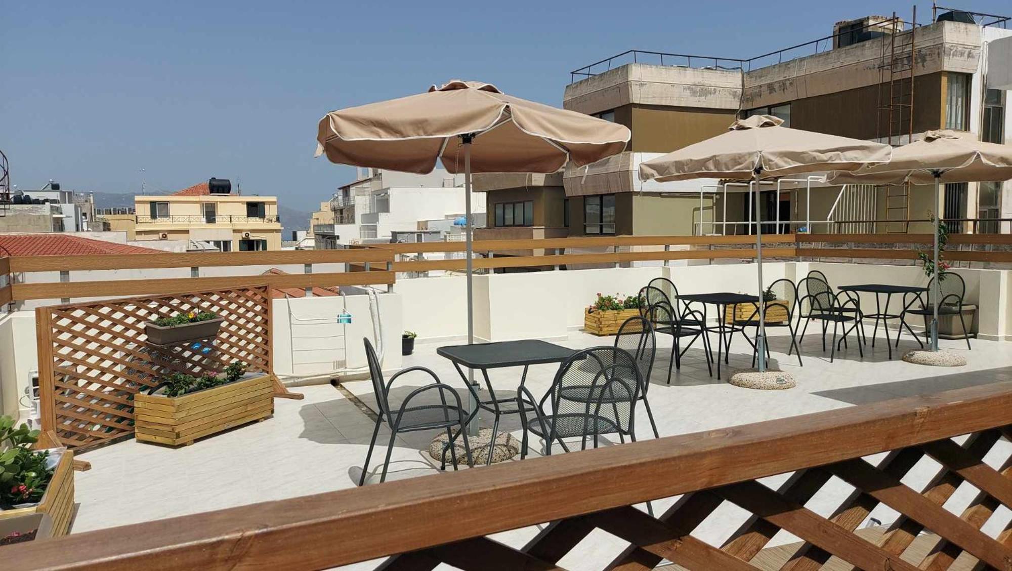 The Blue Apartment In The Heart Of Heraklion Eksteriør bilde